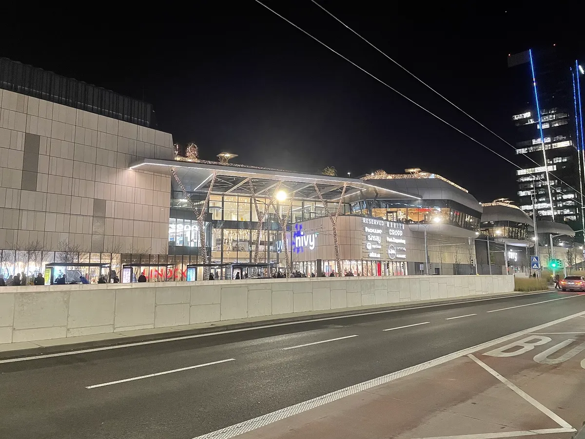 Stanica Nivy — where buses from Vienna Airport arrive in Bratislava